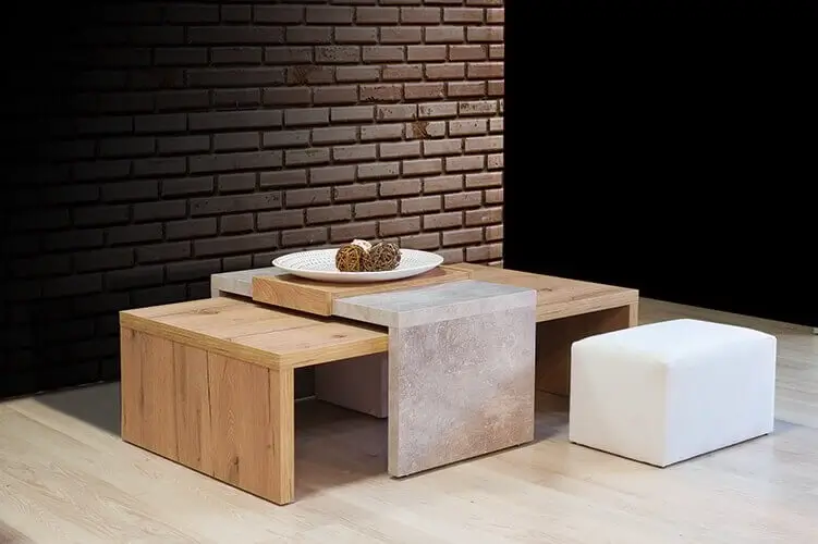 Ξύλινο Τραπεζάκι Σαλονιού Step