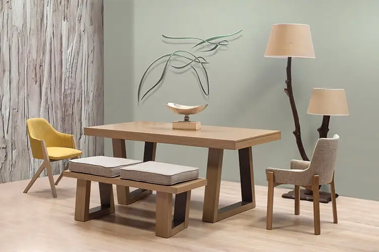 Ξύλινo Τραπέζι Square